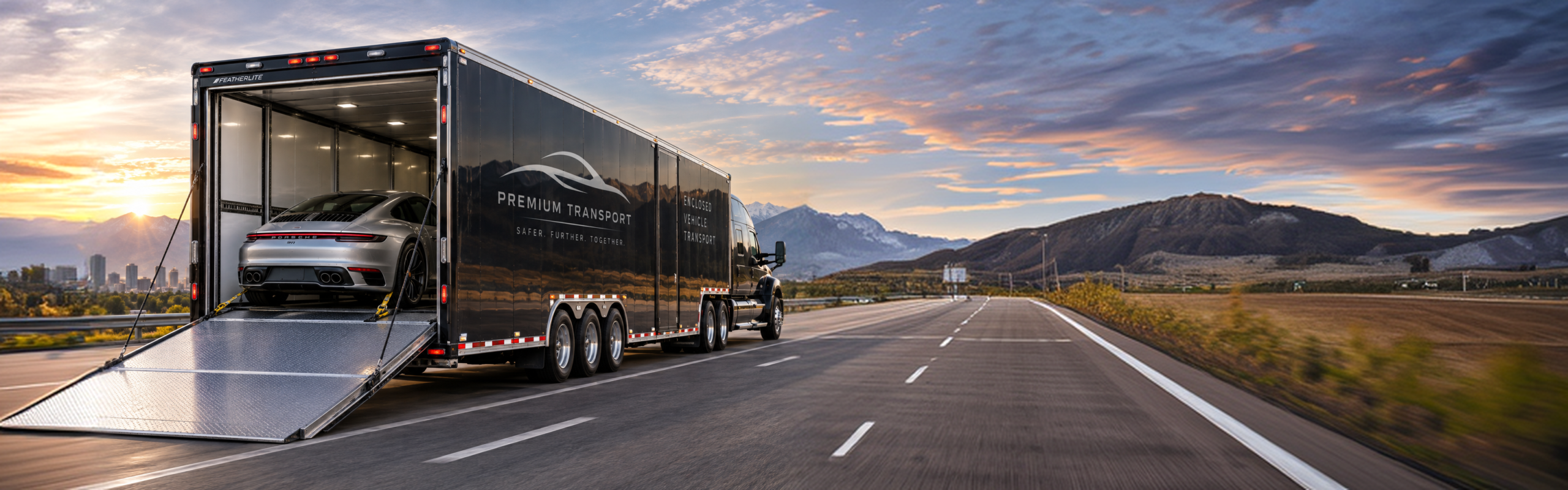 Axle Lane Vehicle Transport Carrier