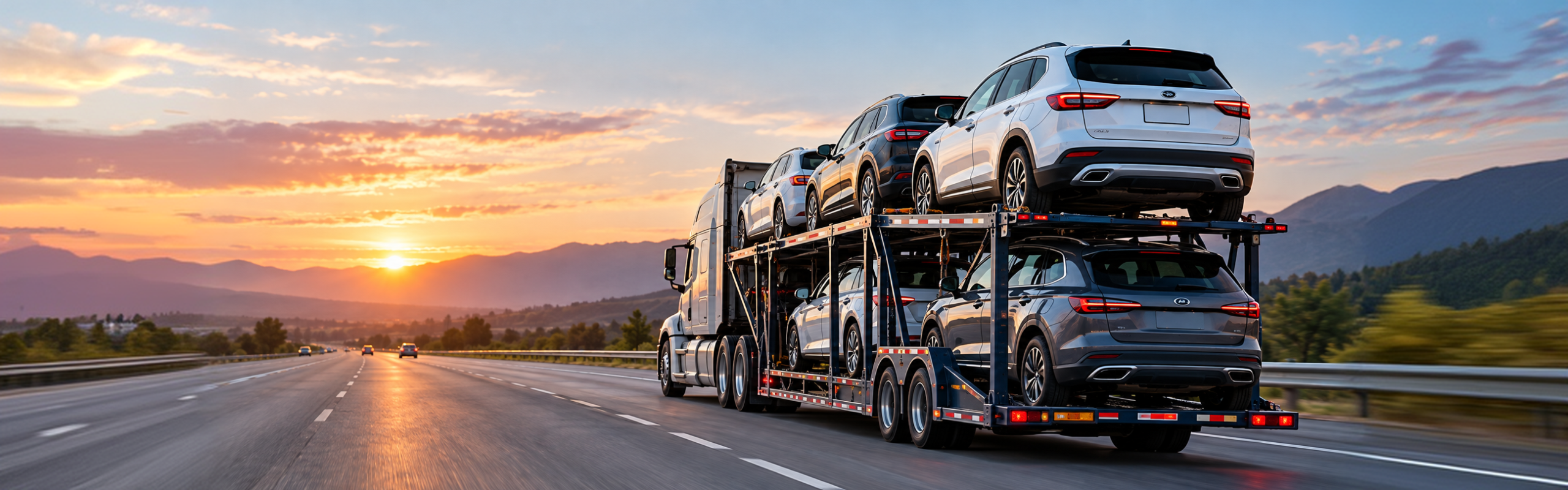 Axle Lane Vehicle Transport Carrier